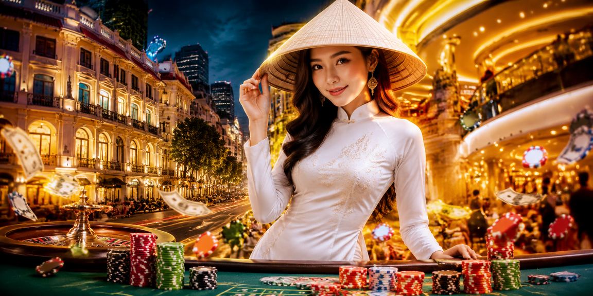 Người dùng Hà Nội đội nón lá nhận cashback bonus khi chơi cá cược